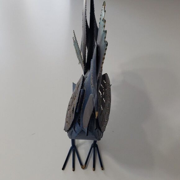 Beautiful Metal Chicken for Home Decor, Approx. 11" x 11" - Picture 6 of 6